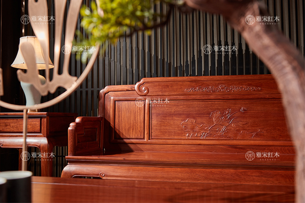 ▲雅宋緬甸花梨家具 ▲雅宋緬甸花梨家具