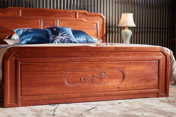 雅宋紅木--1.8米荷韻大床